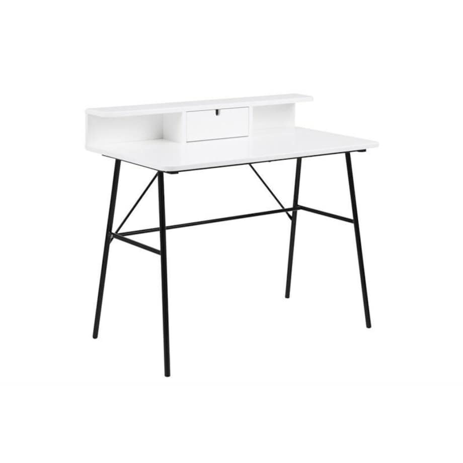 ACTONA biurko PASCAL białe - MDF, metal