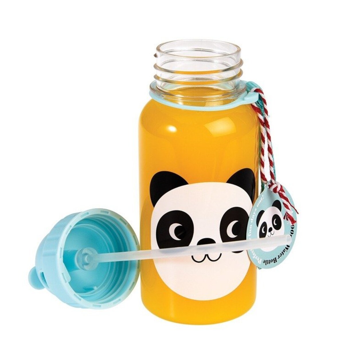 Bidon na wodę ze słomką 500 ml dla dziecka, Panda Miko, Rex London