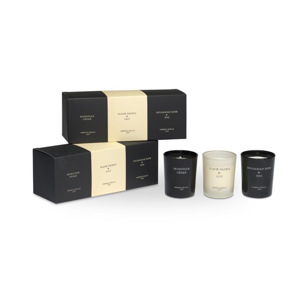 Zestaw 3 świeczek zapachowych MJ2, Cereria Molla