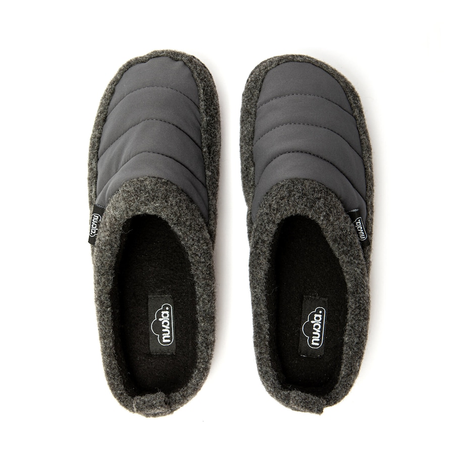Nuvola Zueco New Wool Dark Grey 45