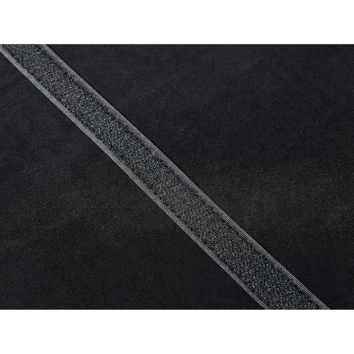 Sofa 2-osobowa welurowa czarna TABY