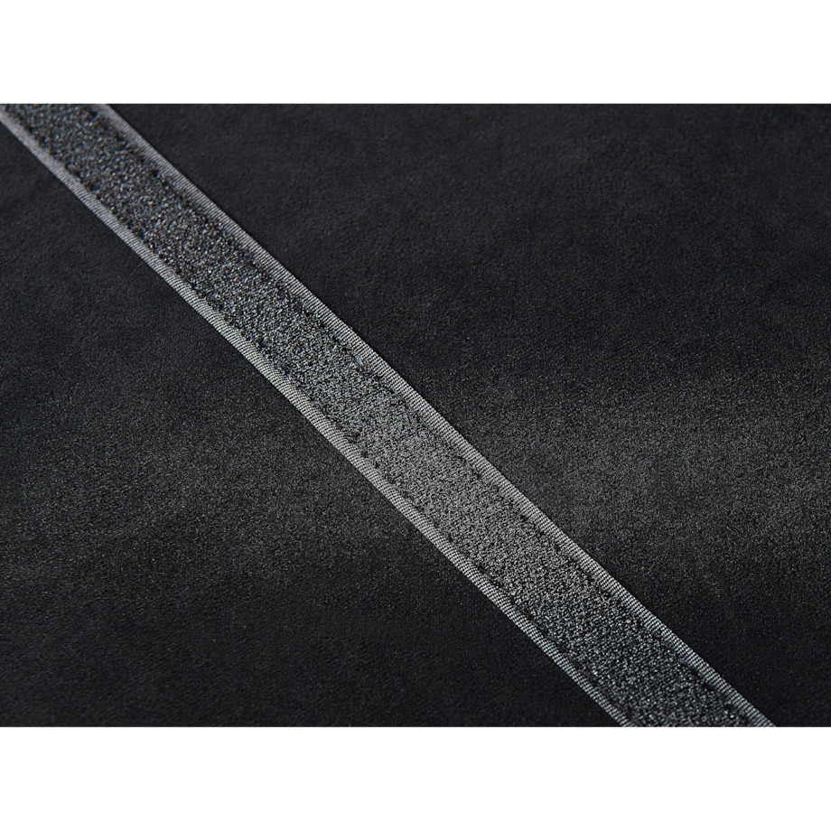 Sofa 2-osobowa welurowa czarna TABY