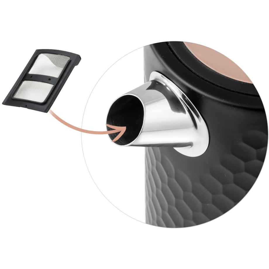 Czajnik elektryczny 1,7l czarno-miedziany Berdsen