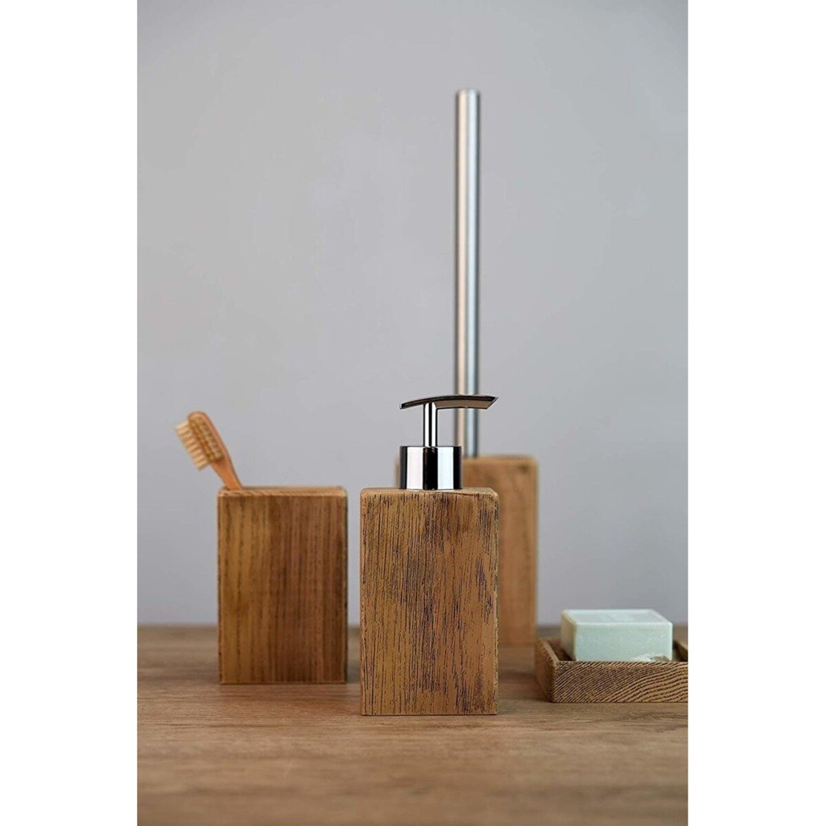 Mydelniczka MARLA, imitacja drewna, WENKO