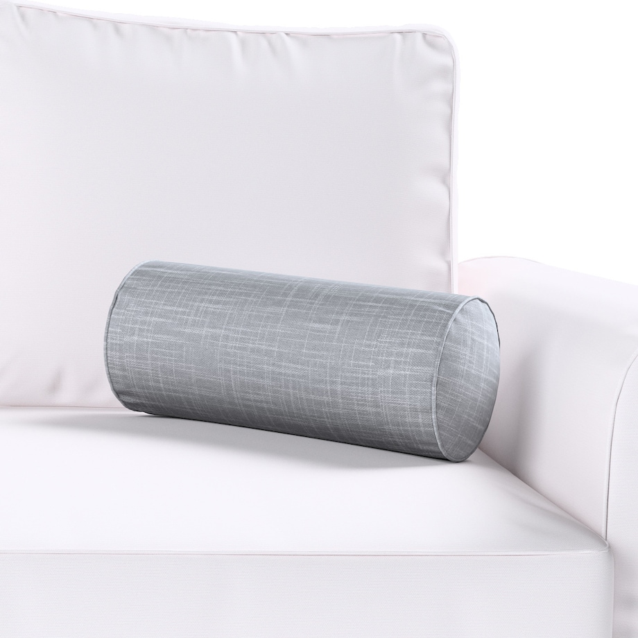 Poduszka wałek prosty, szary, Ø16 x 40 cm, Harmony