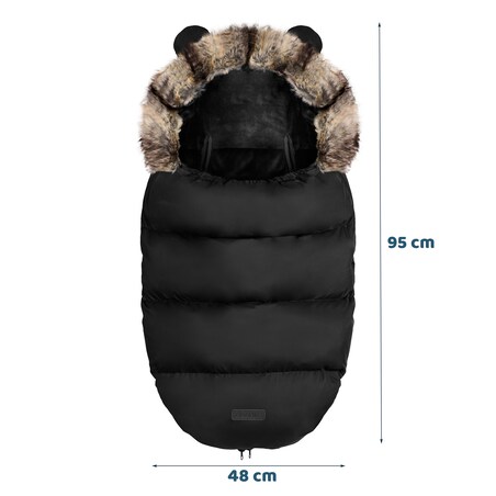 Śpiworek zimowy do wózka gondoli na sanki gruby Ricokids