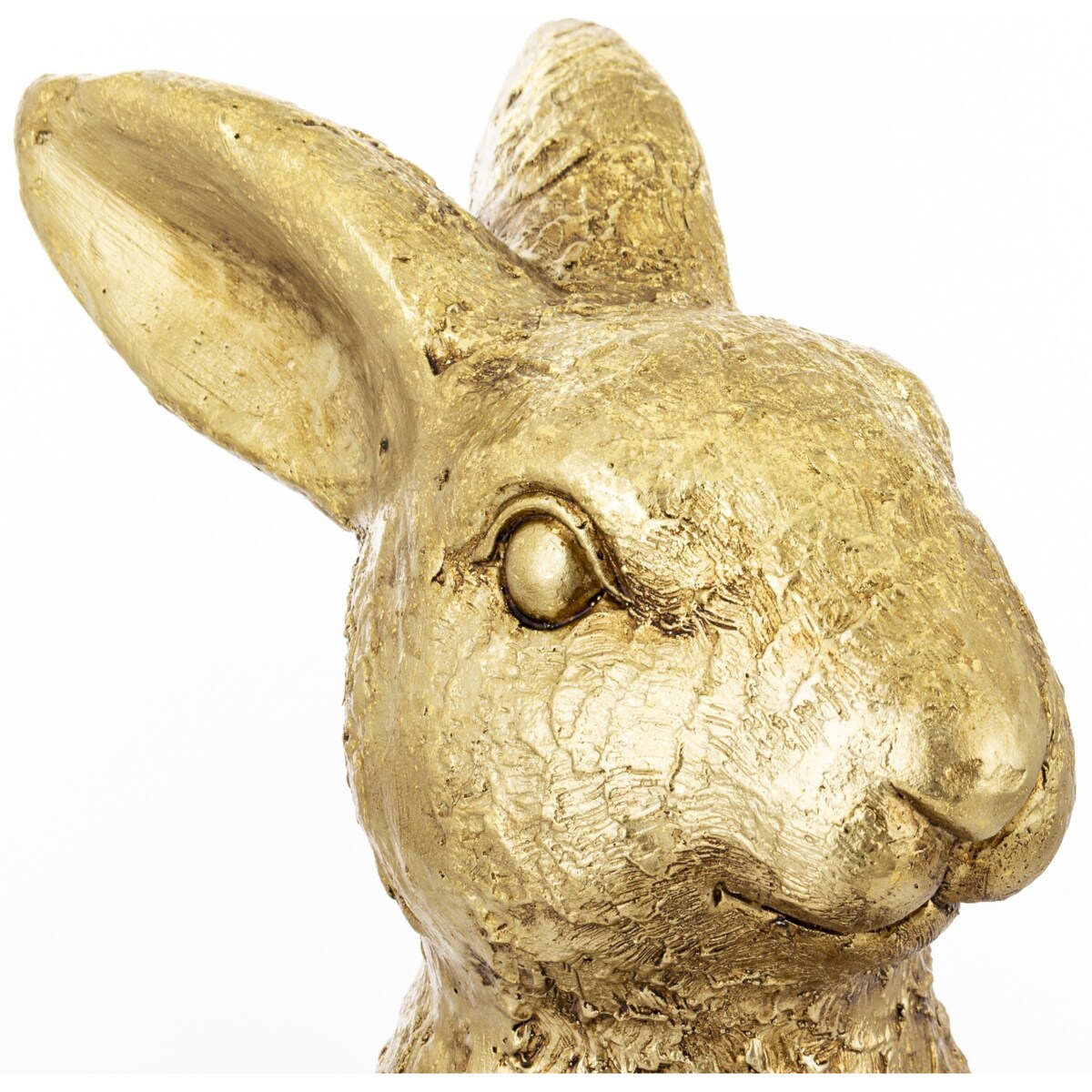 Dekoracja - figurka królika 44x20x23 cm złota CONILI