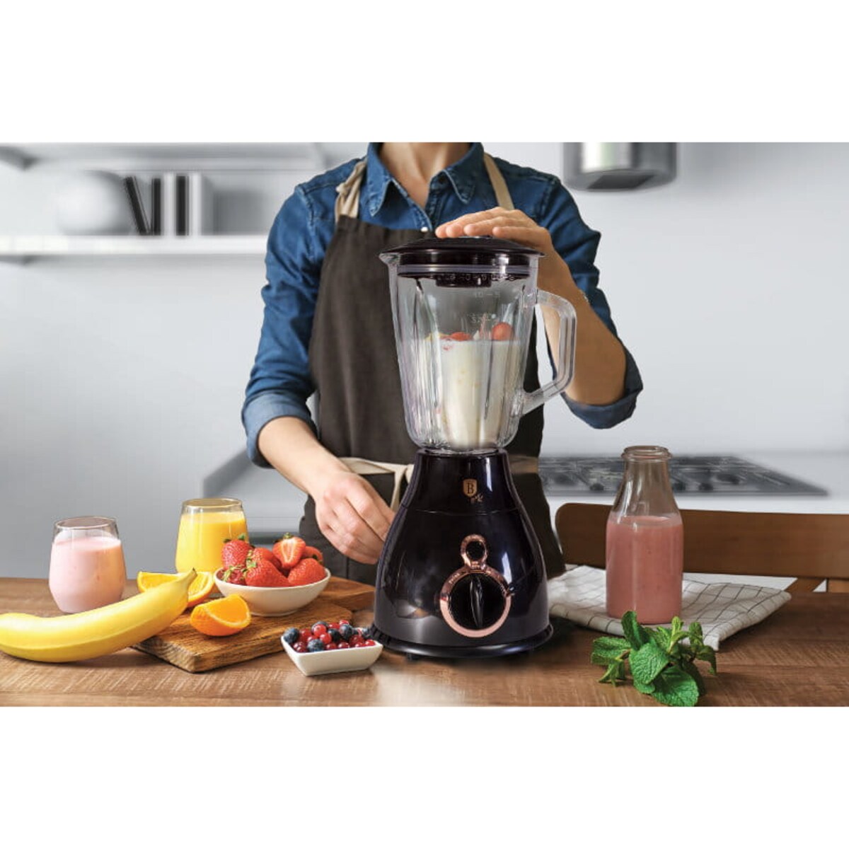 Blender kielichowy Berlinger Haus Black Rose BH-9025