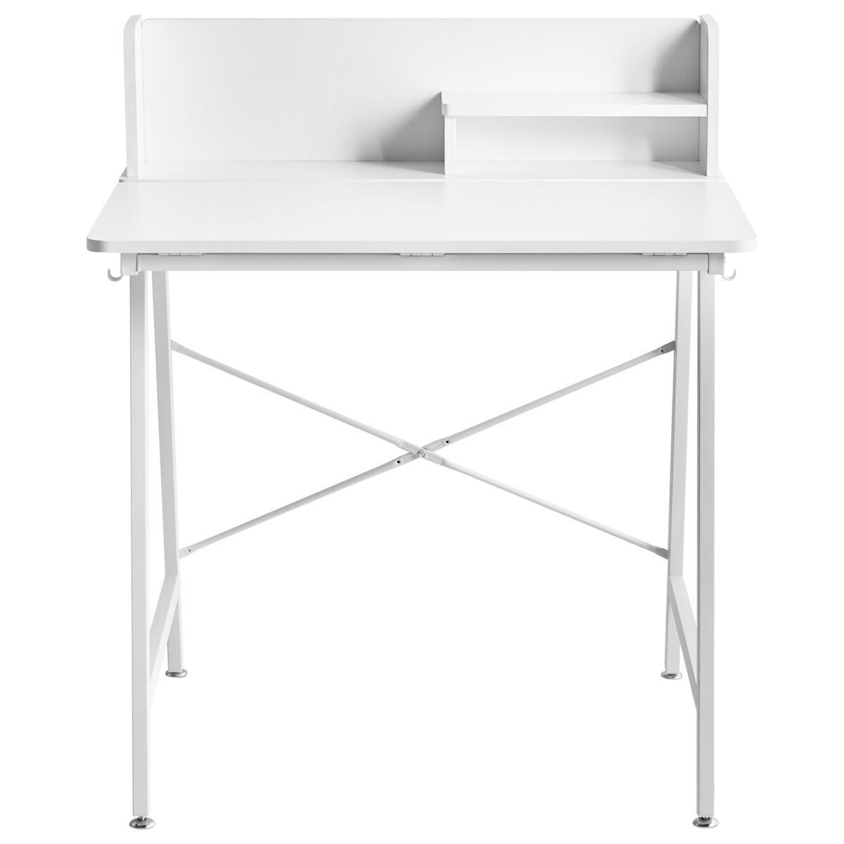 Biurko kreślarskie z regulowanym blatem ALAND Biały 80 cm 62 cm