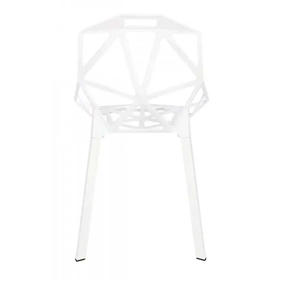 Metalowe krzesło Split DC-362.ALLWHITE King Home industrial białe