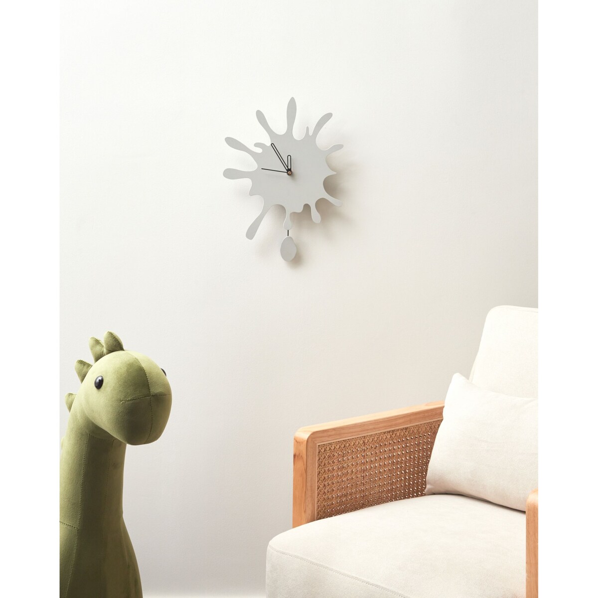 Zegar ścienny FULLY MDF Biały