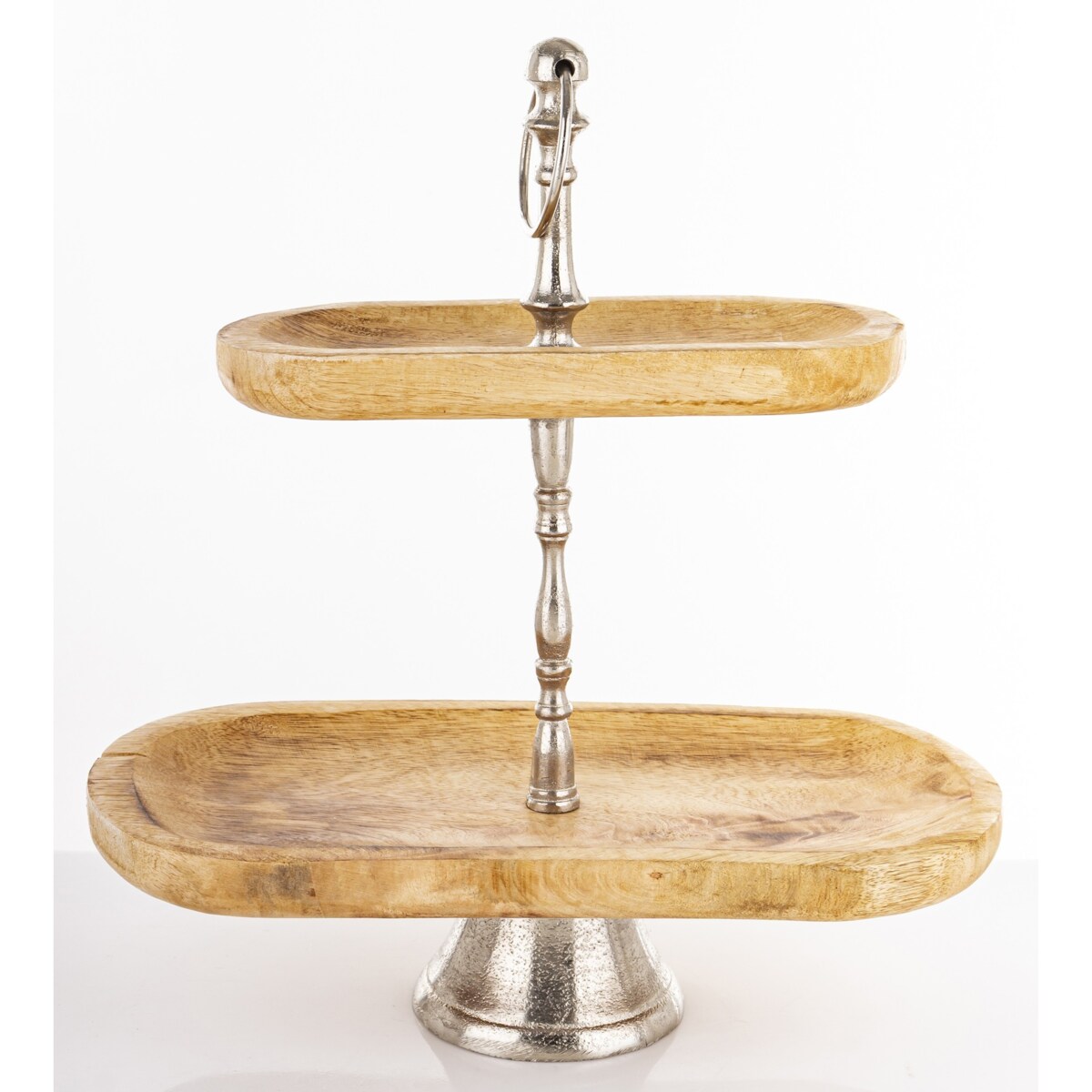 Patera dekoracyjna 2 poziomy 40x33,5x17 cm AYTAKAR