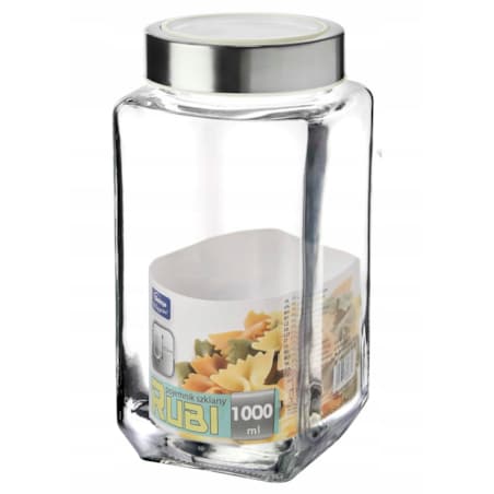 Pojemniki kuchenne NA mąkę cukier kawę Rubi 1 L x6