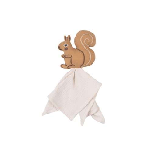 Grzechotka wiewiórka z pieluszką natural
