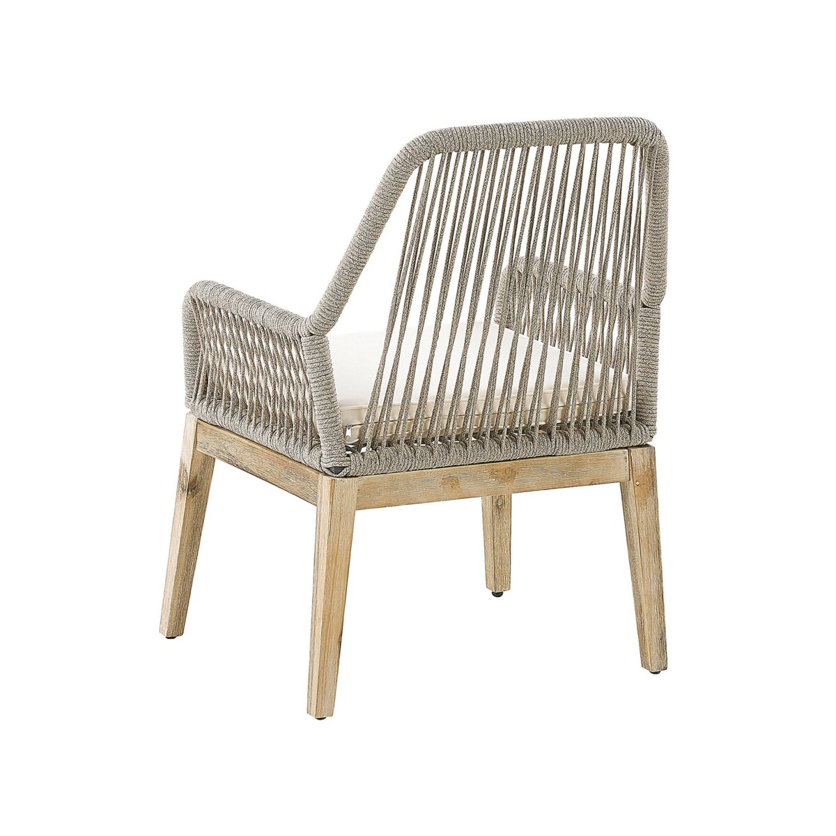 Zestaw 2 krzeseł ogrodowych beżowy OLBIA