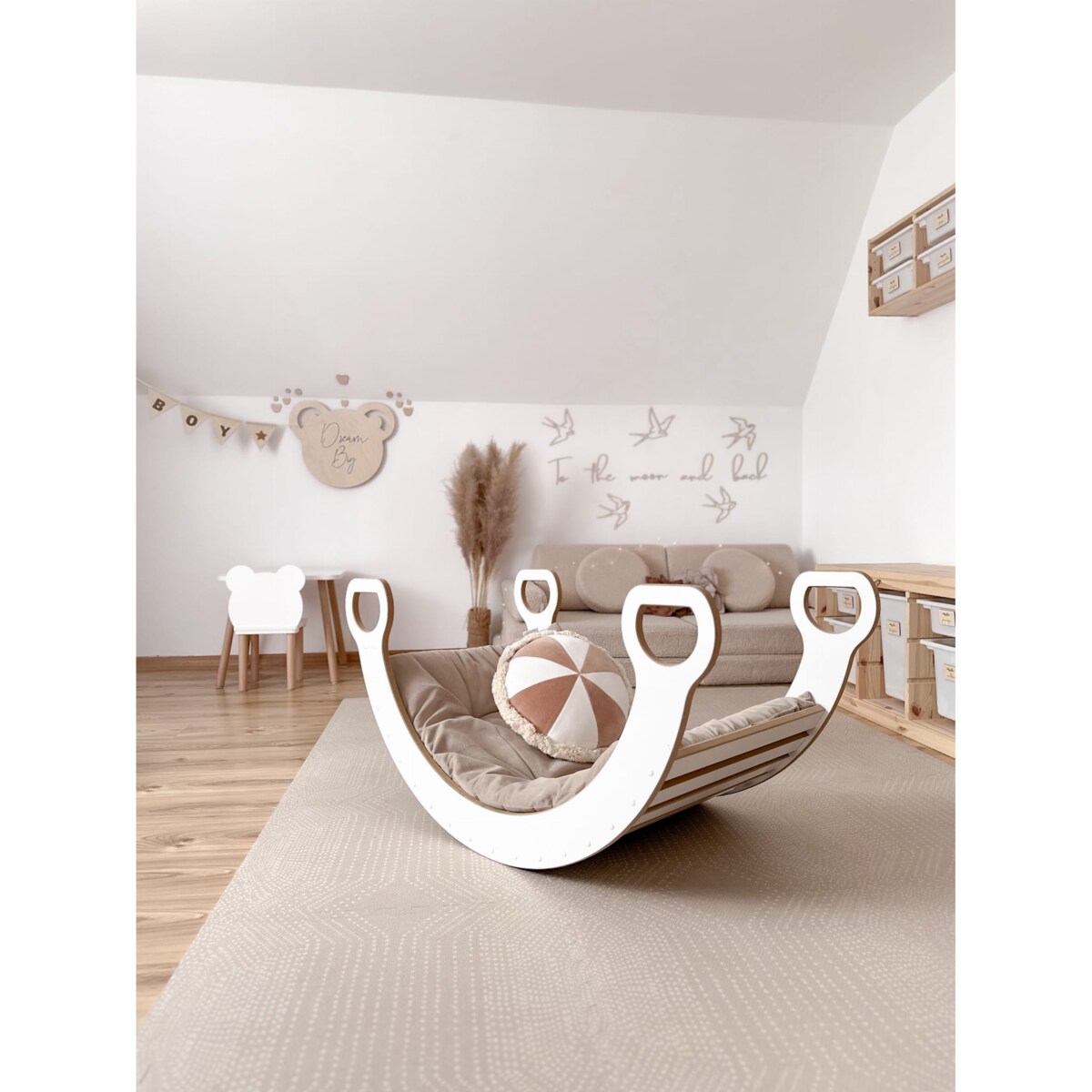 Poducha materac do DUŻEGO bujaka - BEŻOWY