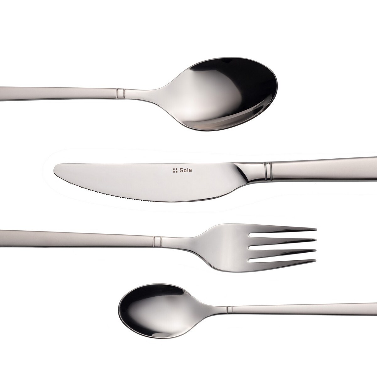 Sztućce Dominique dla 6 osób 24 części, 44 x 33 x 5 cm