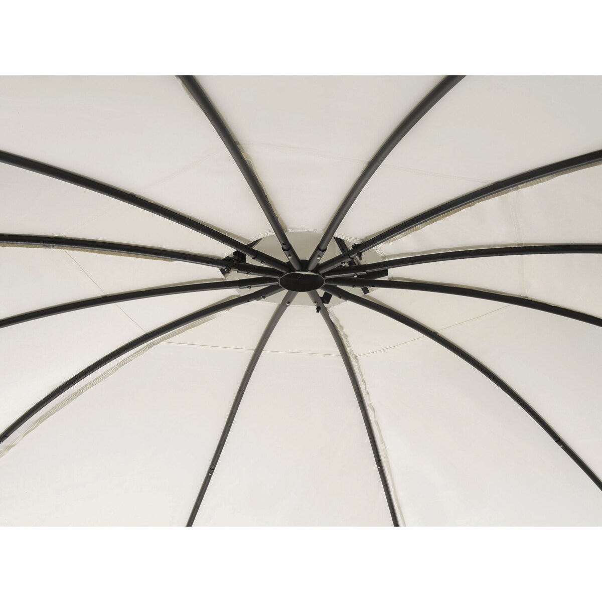 Pawilon ogrodowy ⌀ 368 cm beżowy SAFARA