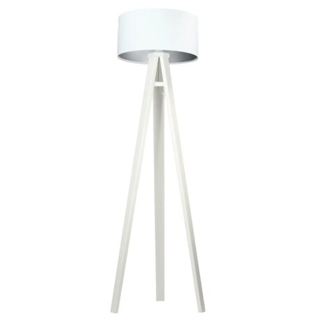 Lampa stojąca HOME 40 biała/srebrna/biała
