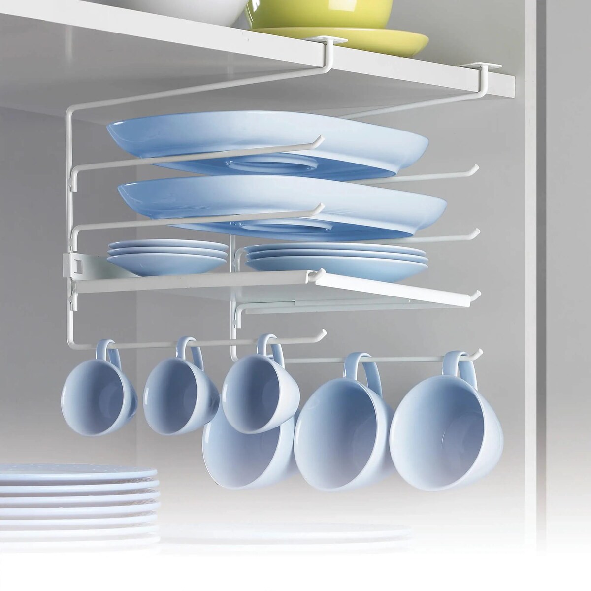 Podwieszany stojak na talerze i kubki Rayen