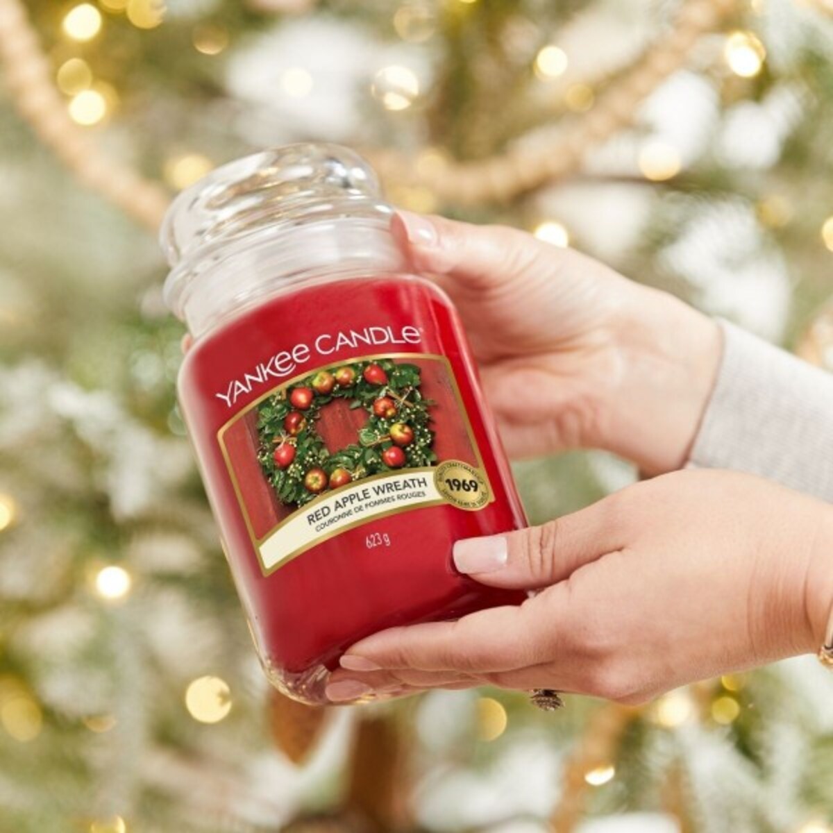 Yankee Candle świeca duża RED APPLE WREATH