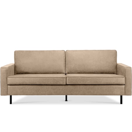 KONSIMO INVIA Sofa w stylu loftowym, 3-osobowa, kolor beżowy