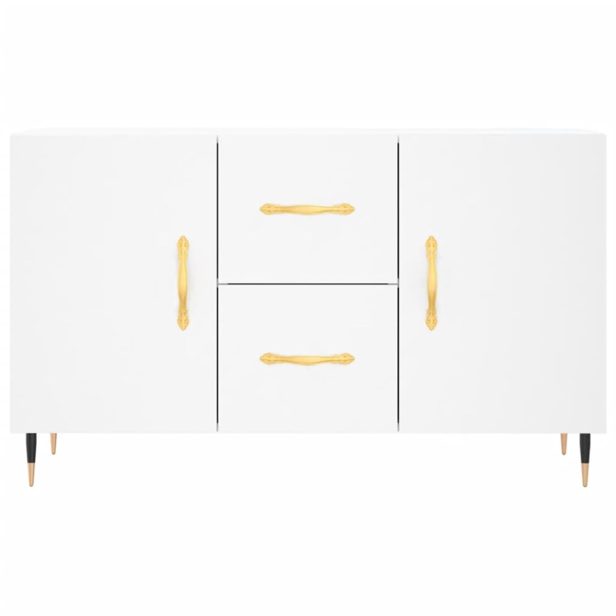 vidaXL Komoda, biała, 100x36x60 cm, materiał drewnopochodny