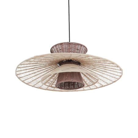 Lampa wisząca brązowo-beżowa KABOMPO