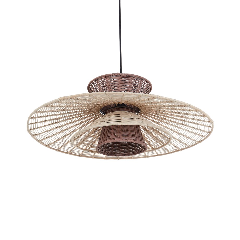 Lampa wisząca brązowo-beżowa KABOMPO