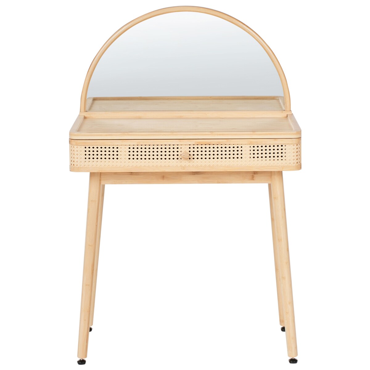 Toaletka z lustrem RANCHERIA Jasnobrązowy