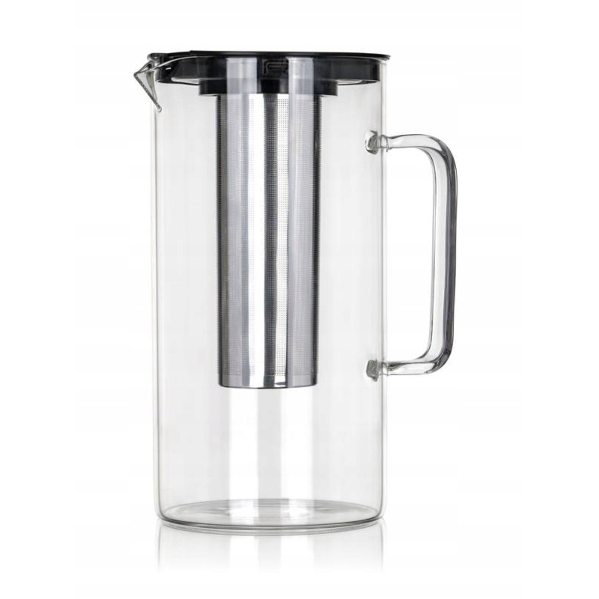 DZBANEK SZKLANY Z ZAPARZACZEM 2,5 L banquet sitko na herbatę zioła napoje