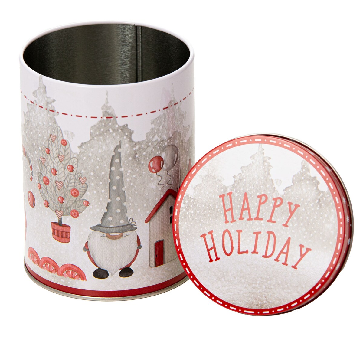 Puszka Na Ciastka Pierniki Herbatę Zestaw Świąteczne Boże Narodzenie Krasnale