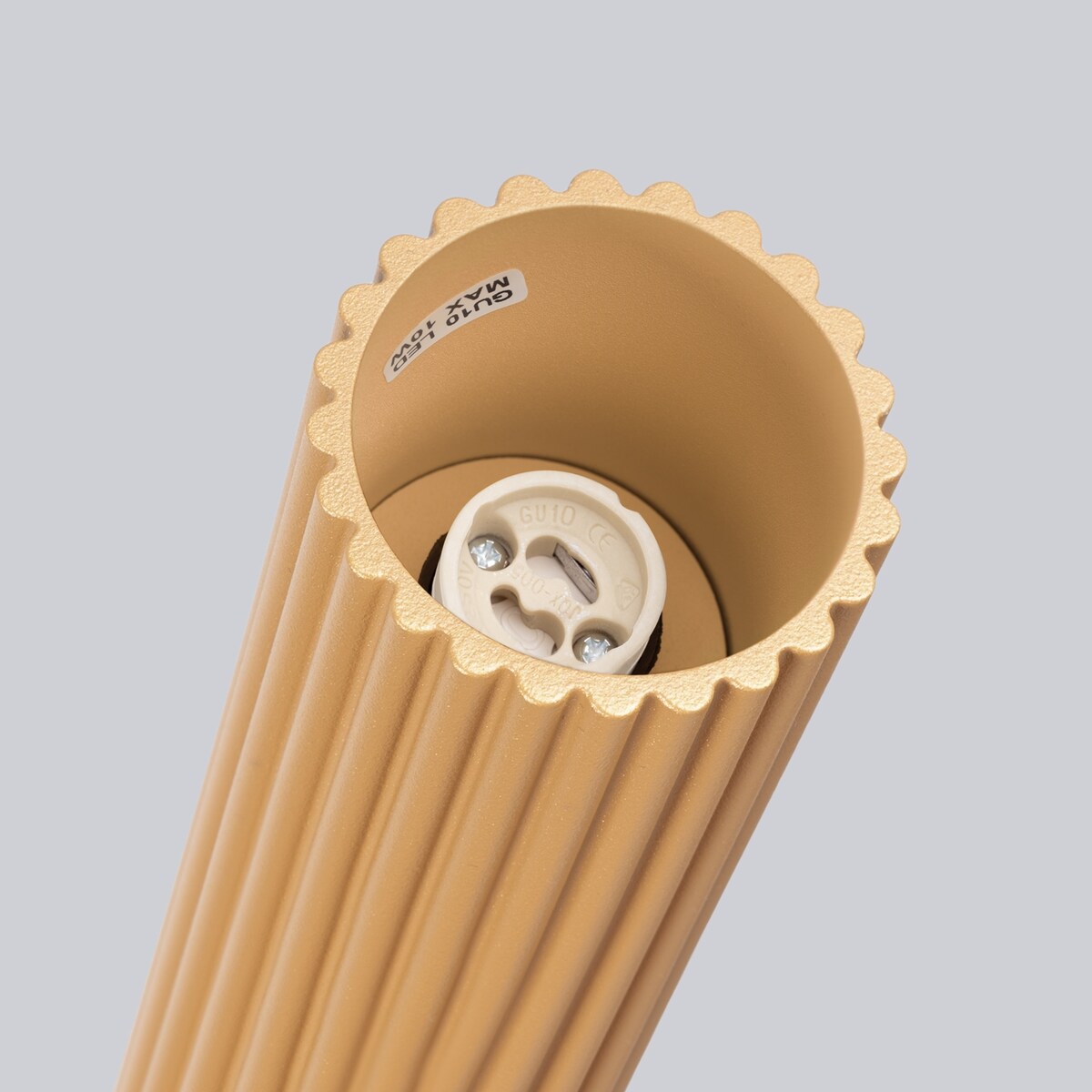 Plafon KARBON 30 złoty