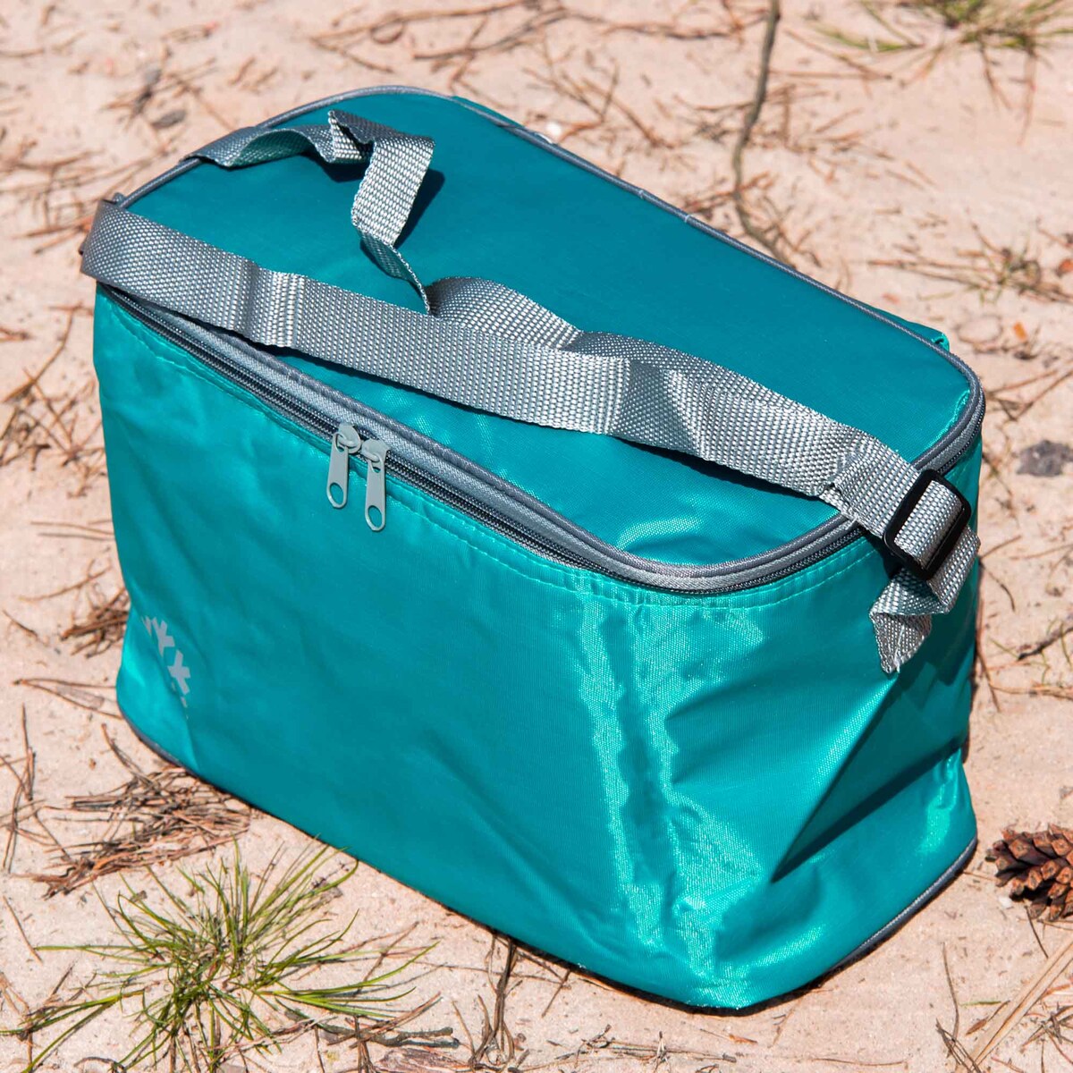 Torba Termiczna Izolacyjna Turystyczna Na Plażę Piknik Lunch Obiad 8 L Turkusowy