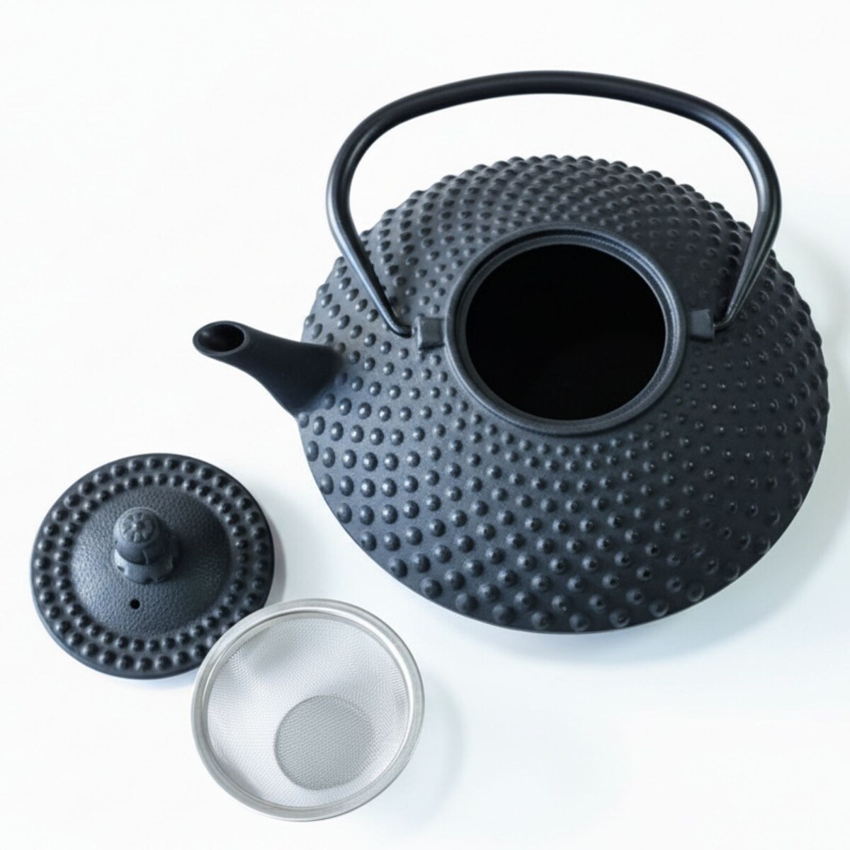 Czajnik żeliwny z zaparzaczem MIKA, 1250 ml