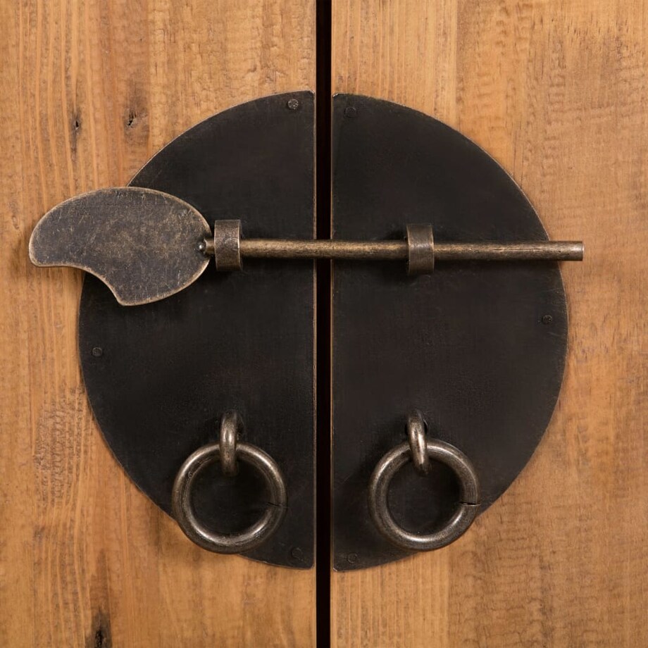 vidaXL Szafka łazienkowa pod umywalkę, drewno sosnowe, 70x32x63 cm