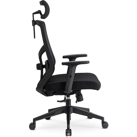 Krzesło biurowe obrotowe ergonomiczne czarne BENTO
