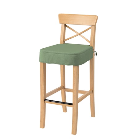 Siedzisko na krzesło barowe Ingolf, zielony melanż, krzesło barowe Ingolf, Amsterdam