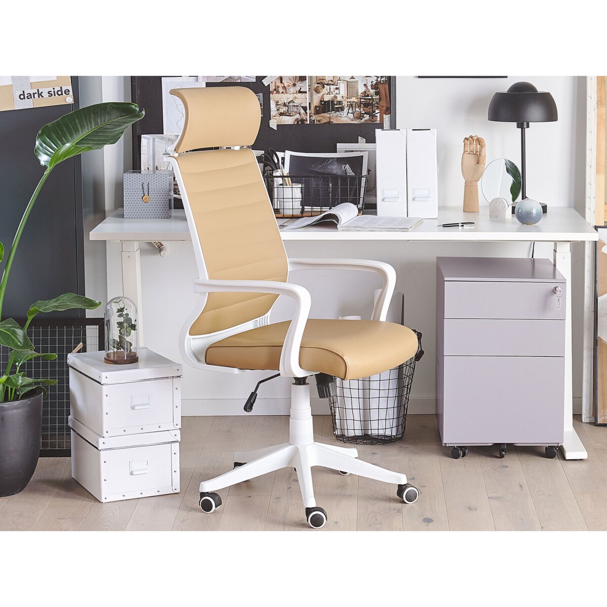 Szafka biurowa metalowa szara CAMI