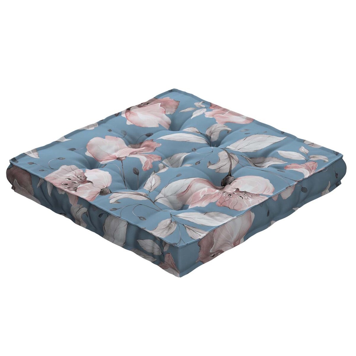 Siedzisko Tomi, niebiesko-różowy, 50 x 50 x 10 cm, Magic Collection