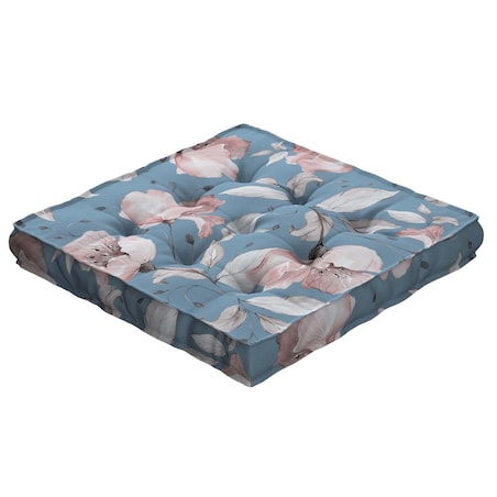 Siedzisko Tomi, niebiesko-różowy, 50 x 50 x 10 cm, Magic Collection