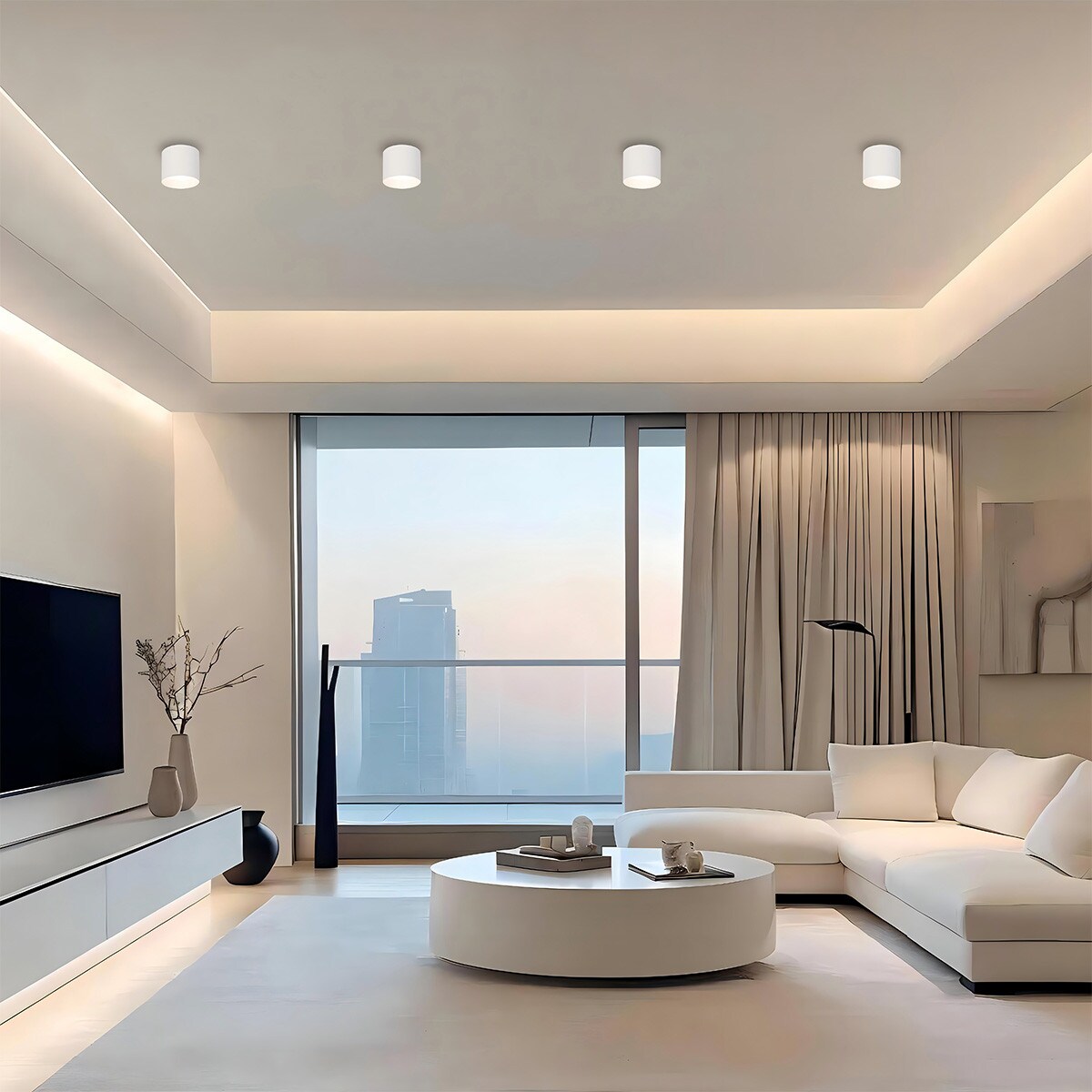 Lampa sufitowa Light Prestige Kendal biały 1 x GX53 1 szt.