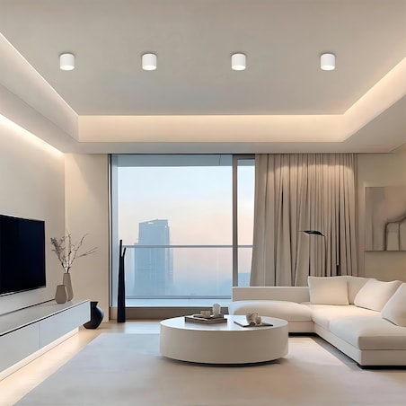 Lampa sufitowa Light Prestige Kendal biały 1 x GX53 1 szt.