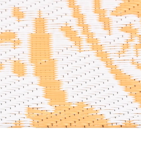 vidaXL Dywan zewnętrzny, ARAKIL żółty, 140 x 200 cm, PP