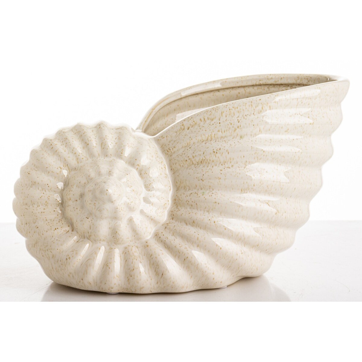 Wazon ceramiczny w kształcie muszli 16,5x28x16 cm SEASHELL