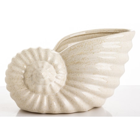 Wazon ceramiczny w kształcie muszli 16,5x28x16 cm SEASHELL