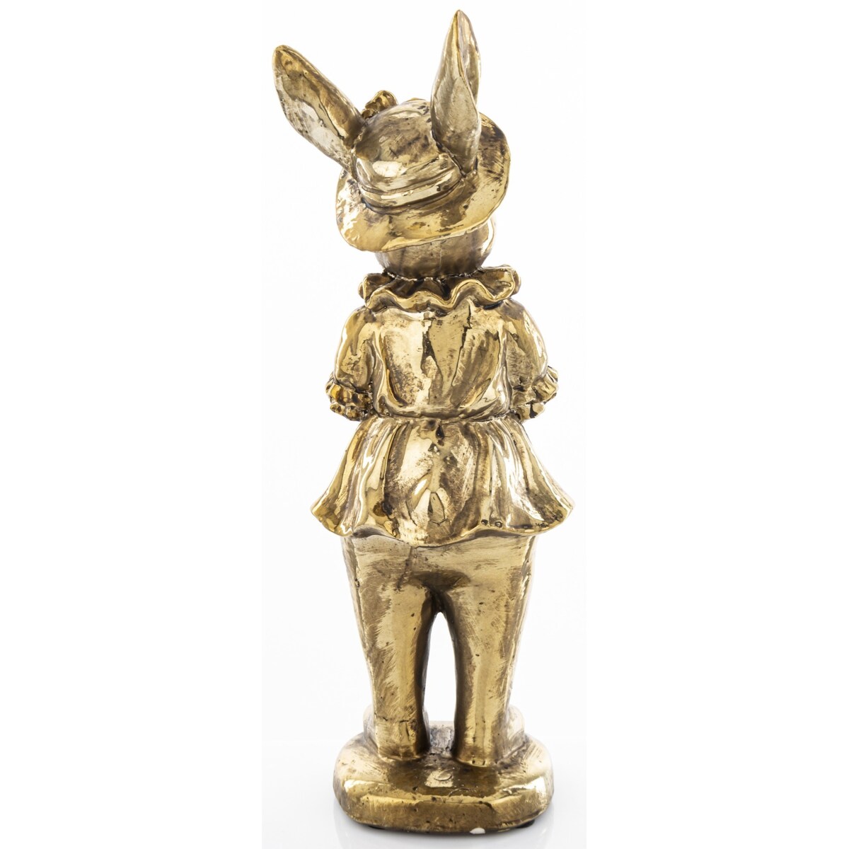 Dekoracja - króliczka  37,5x14x12,5 cm MALJUNA-3 złota