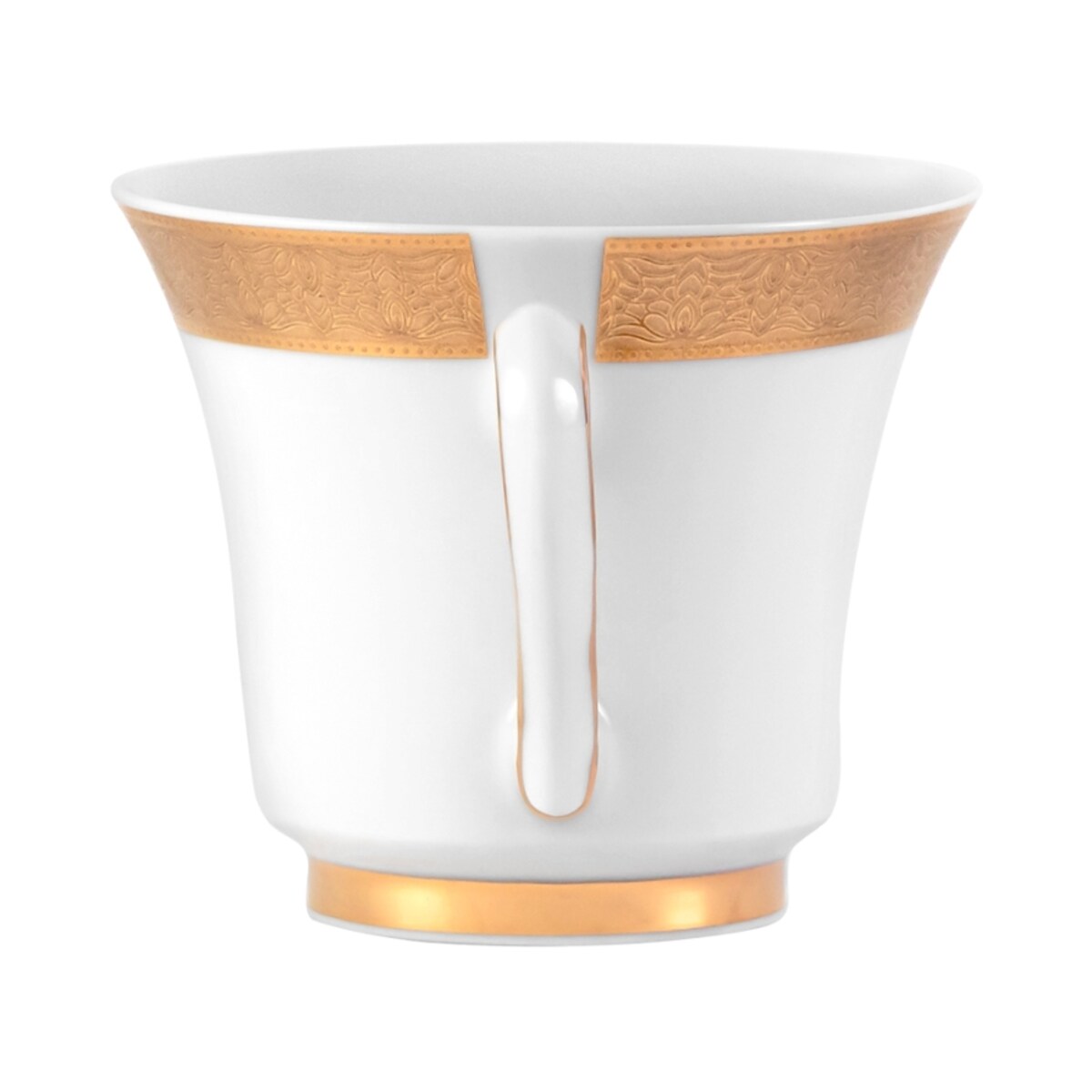 FIliżanka 220 ml ze spodkiem Margaret Złota G666