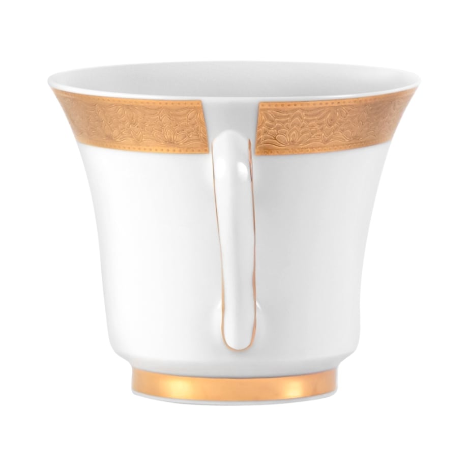 FIliżanka 220 ml ze spodkiem Margaret Złota G666