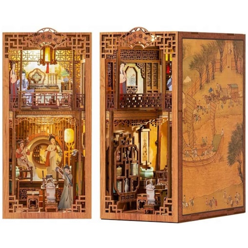 Miniaturowy domek Book Nook - Kwiat jaśminu Dynastii Qing - CuteBee